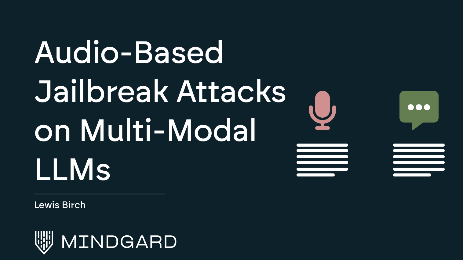 Audio-Based Jailbreak Attacks on Multi-Modal LLMs