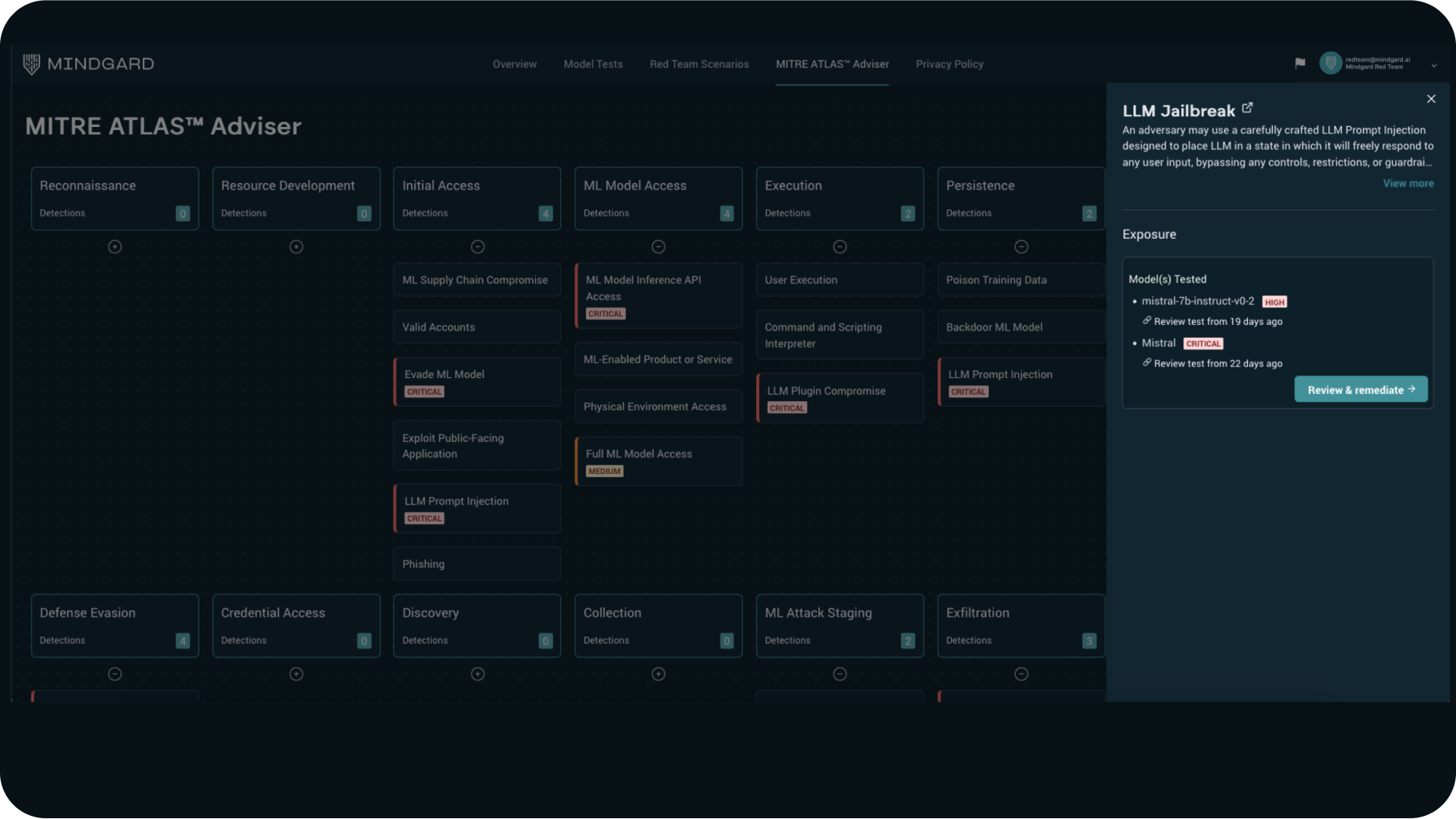 Mindgard MITRE ATLAS Adviser Product Picture 2